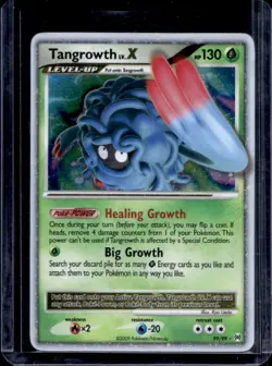 2009 Pokemon Platinum Arceus Tangrowth LV.X #99/99 - Image 1