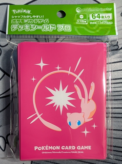 64 Ct Mew Pokemon Center Japan Pokemon Card Sleeves Sealed - Image 1