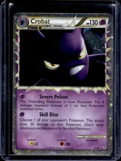 2010 Pokemon HeartGold & SoulSilver Unleashed Crobat #84/95 - Image 1