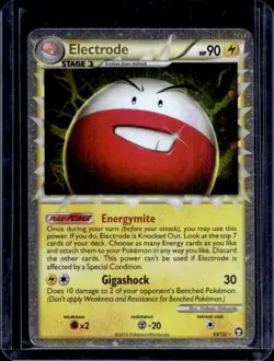 2010 Pokemon HeartGold & SoulSilver Triumphant Electrode #93/102 - Image 1
