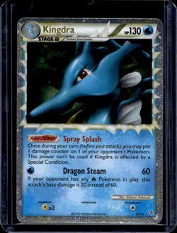 2010 Pokemon HeartGold & SoulSilver Unleashed Kingdra #85/95 - Image 1