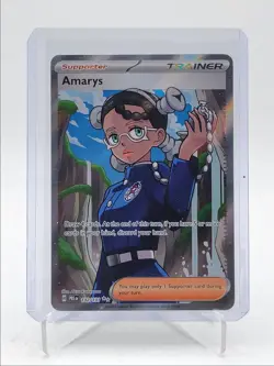 AMARYS 2025 POKEMON PRISMATIC EVOLUTIONS ULTRA RARE FA 132/131 Q5542 - Image 1