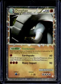 2010 Pokemon HeartGold & SoulSilver Donphan #107/123 - Image 1