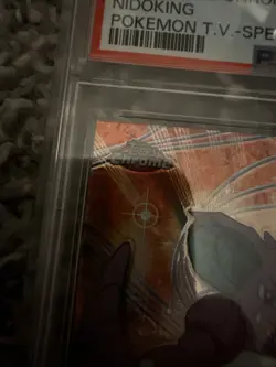 topps chrome pokemon #34 nidoking spectra psa 8 - Image 3