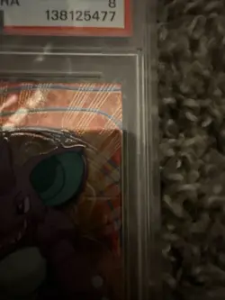 topps chrome pokemon #34 nidoking spectra psa 8 - Image 4