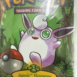 1999 Pokemon Jungle Booster Pack Sealed Wigglytuff - Image 3