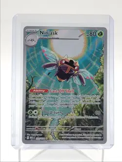 NINJASK 2025 POKEMON MEGA EVOLUTION ILLUSTRATION RARE 137/132 Q5542 - Image 1