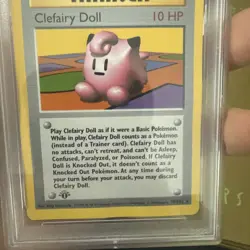 1999 Pokemon Game Clefairy Doll 1st Edition #70 PSA 2 - Image 3