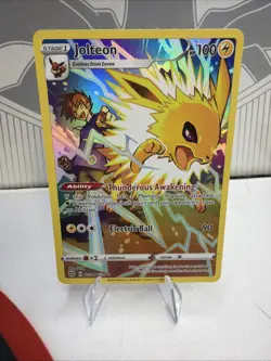 Pokemon TCG Jolteon TG04/TG30 Brilliant Stars Trainer Gallery Holo Rare A - Image 1