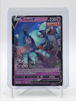 GOLURK V 2021 POKEMON SWSH EVOLVING SKIES HOLO RARE V FA 070/203 Q5542 - Image 1
