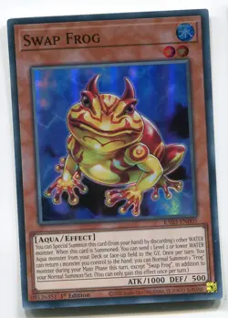Yu-Gi-Oh! Swap Frog Super Rare englisch RA03-EN005 Austauschfrosch - Image 1