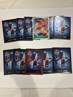 Red Bull x One Piece – Double Don!! Set (10 Red Bull Don + Luffy Promo) - Image 1