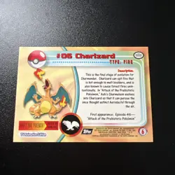 Pokemon Topps Charizard Card #06 - Image 2