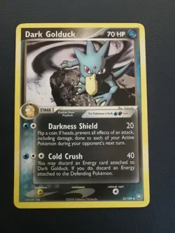 Pokemon Card Dark Golduck 35/109 EX Team Rocket Returns Uncommon - Image 1