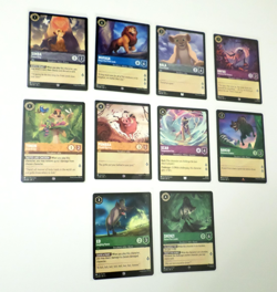 Disney Lorcana Theme Lot- The Lion King Theme Lot Of 10 Cards - Image 2