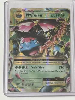 M Venusaur EX 1 & 2/108 XY Evolutions Mega Ultra Rare Holo Pokemon Card NM - Image 2