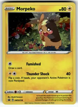 Morpeko - SWSH116 SWSH: Sword & Shield Promo Cards NM Pokemon Card TCG - Image 1
