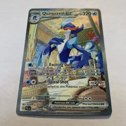 Quaquaval ex 260/193 Paldea Evolved Special Illustration Rare NM/M Pokemon Card - Image 1