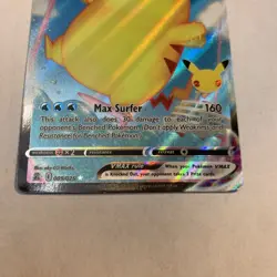 Surfing Pikachu VMAX 009/025 NM Celebrations Ultra Rare Holo Pokemon TCG Card - Image 4