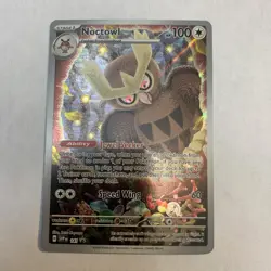 Noctowl Promo SV: Scarlet & Violet Promo Cards Holo 141 NM - Image 2