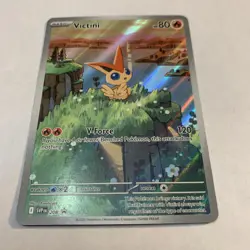 Pokemon TCG Victini Black Star Promo Card 208 Near Mint Condition - Image 1