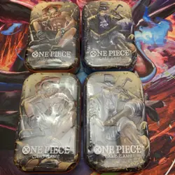 One Piece Card Tin Pack Set Vol.2 TS-02 OP13 Lot Of 4 - Image 1