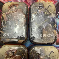 One Piece Card Tin Pack Set Vol.2 TS-02 OP13 Lot Of 4 - Image 2