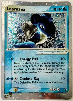 Lapras ex 99/109 – EX Ruby & Sapphire – 2003 Vintage EX Card - Image 1