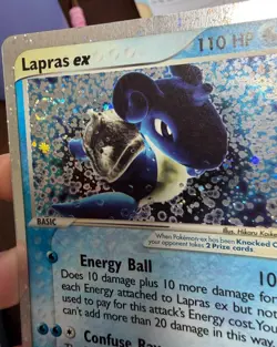 Lapras ex 99/109 – EX Ruby & Sapphire – 2003 Vintage EX Card - Image 2