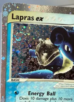 Lapras ex 99/109 – EX Ruby & Sapphire – 2003 Vintage EX Card - Image 3