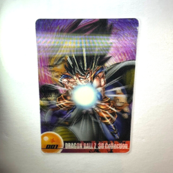 S0231 Son Goku & Vegeta Dragon Ball Z x Morinaga 3D Collection Card 001 - Image 3