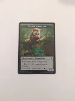 Tender Wildguide Token (0024) Bloomburrow Regular NM MTG - Image 1
