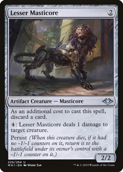 Normal - Lesser Masticore - 225 - Modern Horizons - NM - Image 1