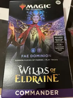 Wilds of Eldraine Commander Deck - Fae Dominion MTG Brand New Sealed - Image 1