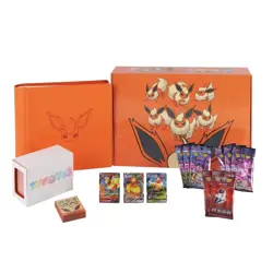 Chinese Pokemon Eevee Gift Box - Flareon Chinese Binder Gift Box - Image 1