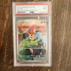 2025 POKEMON SVP VICTINI ILLUSTRATION PROMO 208 VICTINI - PSA 9 - MINT - Image 1