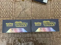 2 x Pokemon TCG - Surging Sparks Pokemon Center - Elite Trainer Box - Sealed ETB - Image 4