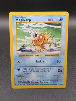 MAGIKARP Base Set Shadowless Pokemon TCG #35/102 - LP 💎 - Image 1