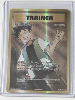 Brock's Grit Full Art 107/108 Pokemon XY Evolutions - Image 1