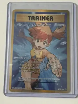 Pokemon Misty's Determination Full Art Holo Ultra Rare Evolutions 108/108 - Image 1