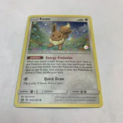 Pokemon TCG Eevee 101a/149 SM Sun & Moon Alternate Art Promo Holo NM - Image 1