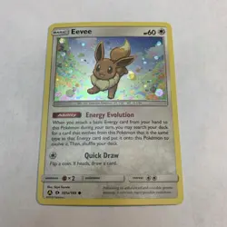 Pokemon TCG Eevee 101a/149 SM Sun & Moon Alternate Art Promo Holo NM - Image 2