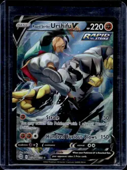 2022 Pokemon Brilliant Stars Rapid Strike Urshifu V Trainer Gallery #TG20/TG30 - Image 1