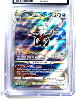 2023 POKEMON GEM MINT DARKRAI VSTAR # GG50/GG70 HOLO GRADE 10 AWESOME ! - Image 2