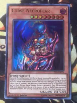 Yugioh: Curse Necrofear - LED5-EN001 - Ultra Rare - 1st Edition - NM - Image 1