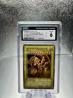 The Winged Dragon of Ra (Ultra Rare) GBI-003 Yu-Gi-Oh! GRADED 6 - Image 1