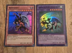 Berfomet LCYW-EN045 Chimera the Flying Mythical Beast LCYW-EN052 Super Unl Ed NM - Image 1