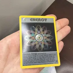 Pokemon TCG Team Rocket Rainbow Energy Holo Special Energy Card 17/82 (2000) - Image 2