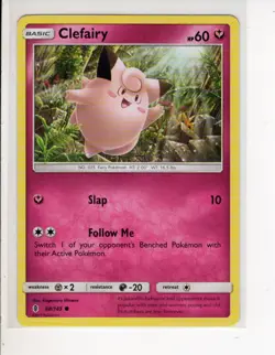 CLEFAIRY GUARDIANS RISING SET POKEMON CARD 88/145 NM/M - Image 1