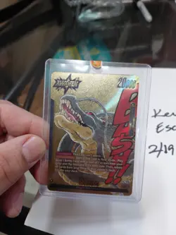 Dragon Ball TCG Fusion World Manga SB02 Gold Shenron Leader Card - Image 2